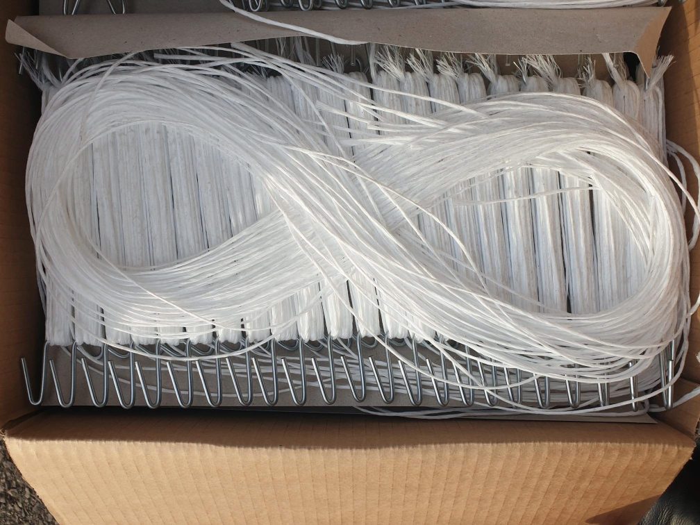 Crochet acier descente ficelle PP "queue de cheval"